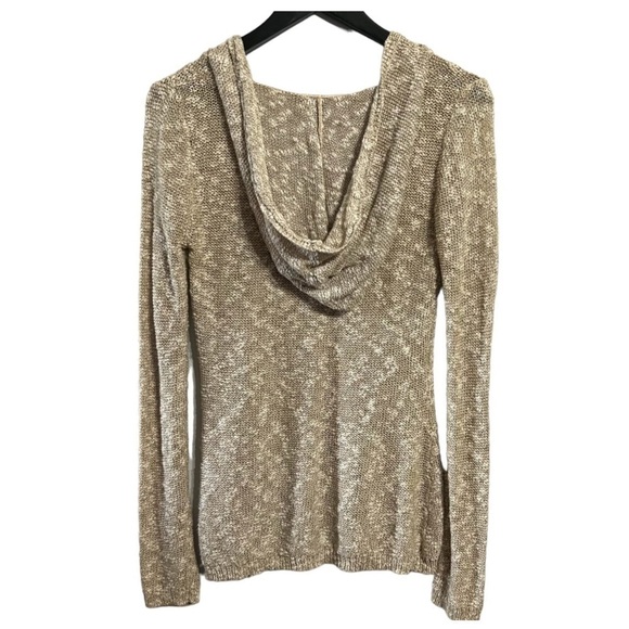 ROXY Hooded Knit V-Neck Sweater - Picture 2 of 6